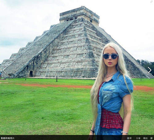 Valeria Lukyanova　乌克兰娃娃女边自拍边带妳游古蹟 网红资讯-第5张