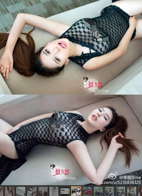 错视爆乳妹李丽莎 不管再平的衣服到她身上都很立体　 Facebook-第7张