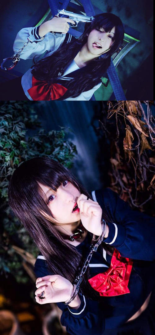 《宅宅爱COser》あんにゅい豆腐迷人的小恶魔系制服打扮超cute Facebook-第5张