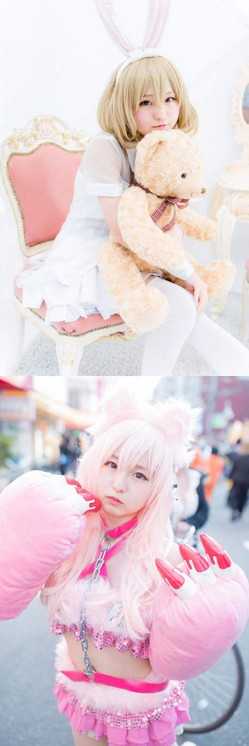 《宅宅爱COser》あんにゅい豆腐迷人的小恶魔系制服打扮超cute Facebook-第9张