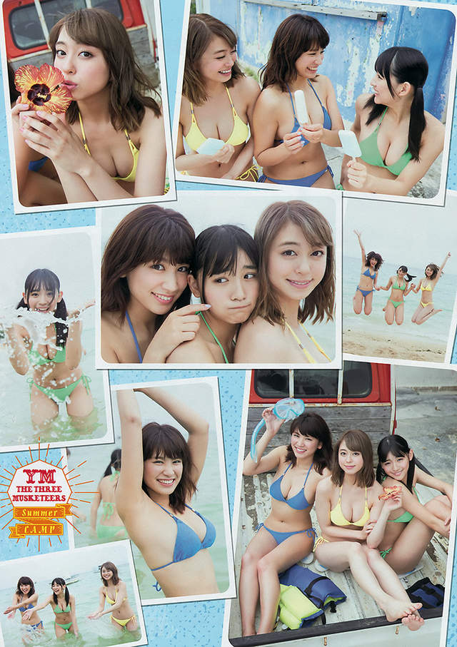 《爆乳三剑客》2016年日本週刊杂誌的胸器女孩写真 Facebook-第10张