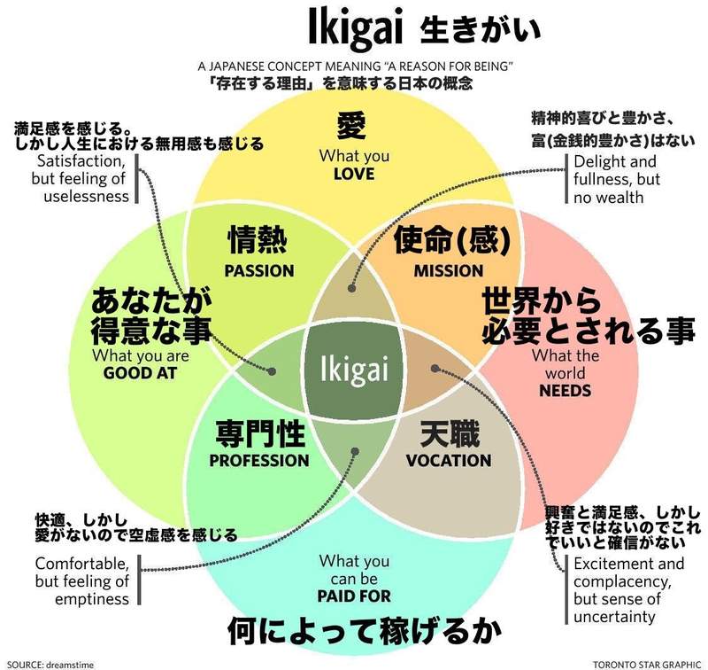 深奧的日文《生き甲斐＝IKIGAI》你在人生追尋的意義是什麼……