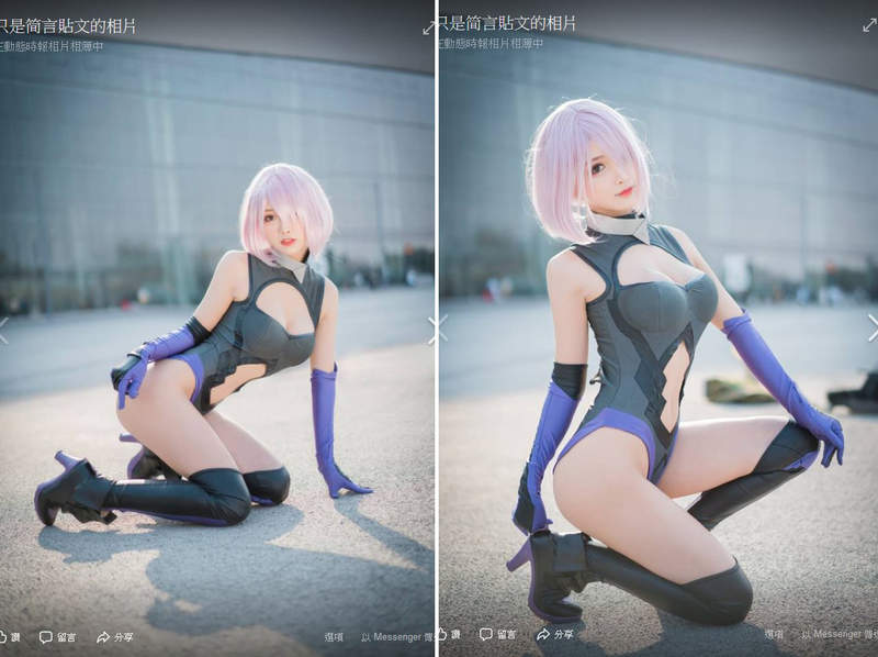 兽耳狂热《性感妹子只是简言》英雄联盟cosplay辣个胸辣个腿色气满点 Facebook-第14张