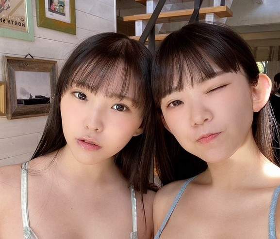 含乳量過高注意《長澤茉里奈×長澤聖愛》初上鏡合法姊妹丼兩人一起拍寫真