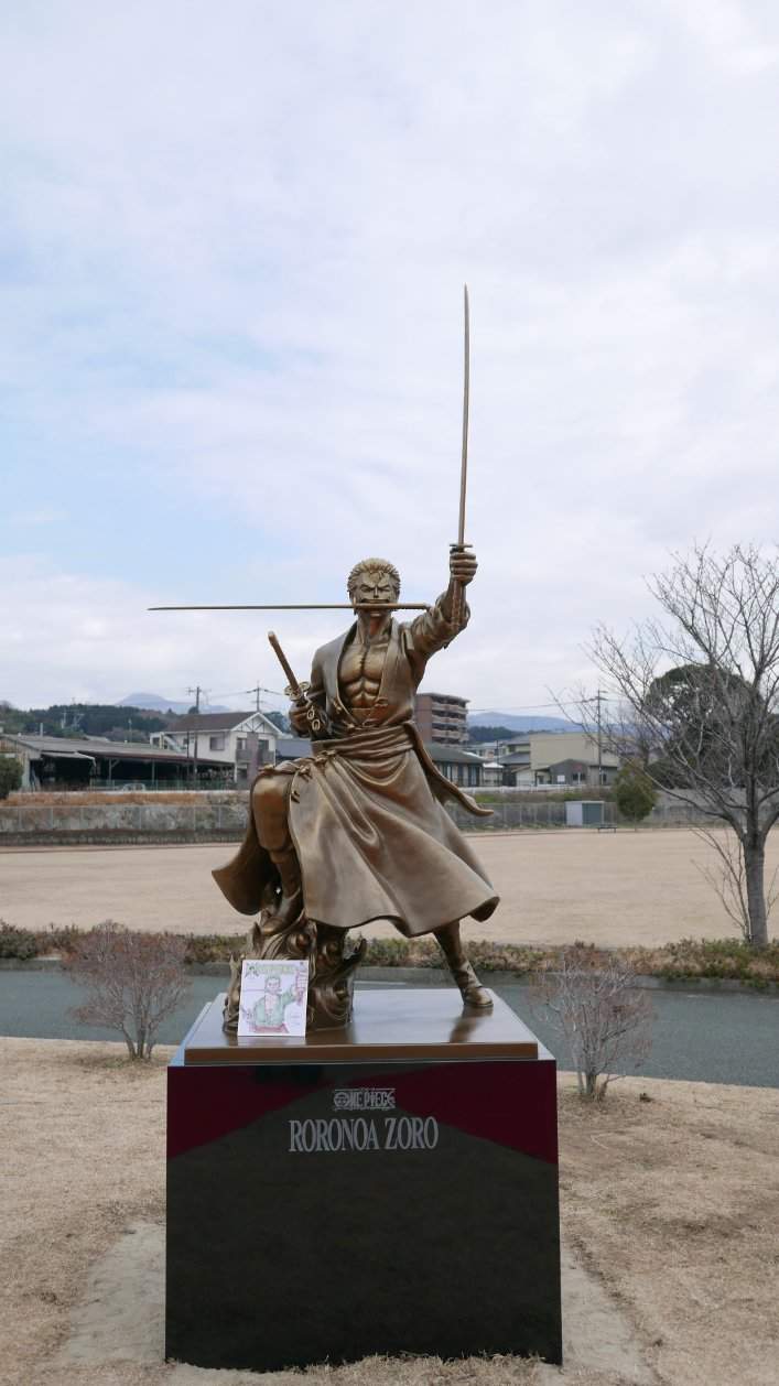 熊本復興計畫 索隆銅像揭幕 草帽海賊團終於快要湊齊啦