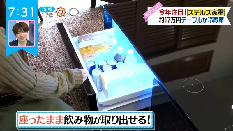 《日本流行隱藏式家電》冰箱竟然藏在桌子裡？兼具功能性與美觀才跟得上今年的時尚 | 葉羊報報
