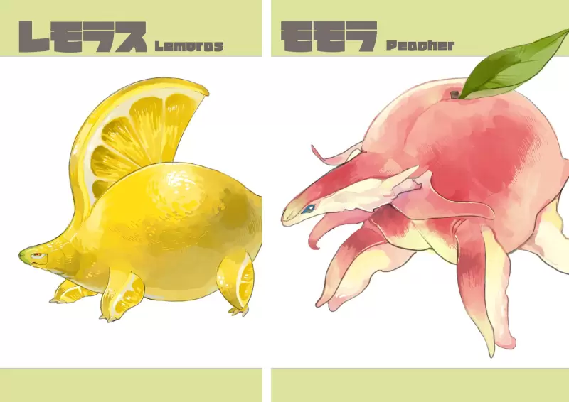 這不是寶可夢！《擬獸化圖鑑》 日本擬獸化角色設計師「靜物獸化」你看到的香蕉可不是香蕉！是香蕉獸！ | 葉羊報報
