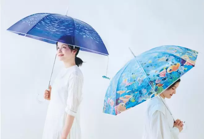 撐傘撐出心曠神怡《水族館海洋限定傘》日本雜貨品牌與名古屋水族館合作推出的趣味小物 | 葉羊報報