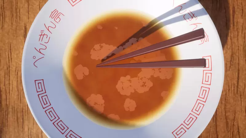 小遊戲《拉麵浮油收集》用你的筷子將麵湯上的油集中在一起，大家有沒有這麼玩過呢？ | 葉羊報報
