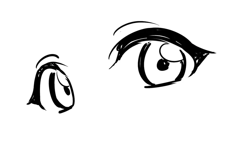 《動漫人物的眼神畫法》瞳孔不在正中間很奇怪？有時候適度說謊是必要的 | 葉羊報報