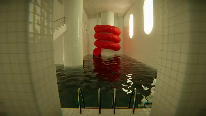 恐怖心理遊戲《Pools》無驚嚇無鬼怪要素，就你一個泳池哥在神秘空間裡逛逛逛 | 葉羊報報