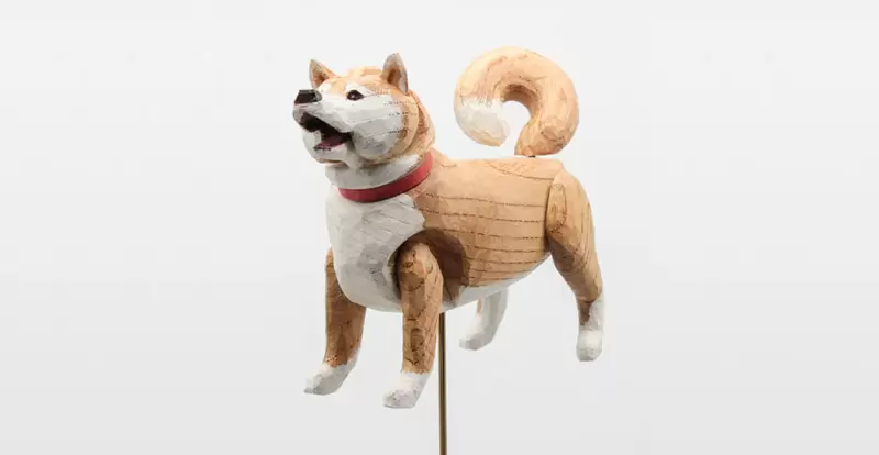 木狗《木質柴犬模型》這是一款讓人觸摸它就能感到安心的商品 | 葉羊報報